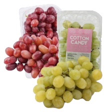 Rode pitloze druiven schaal à 500 gram
of Cotton candy druiven schaal à 400 gram